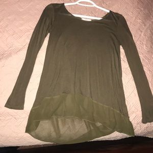 army green long sleeve